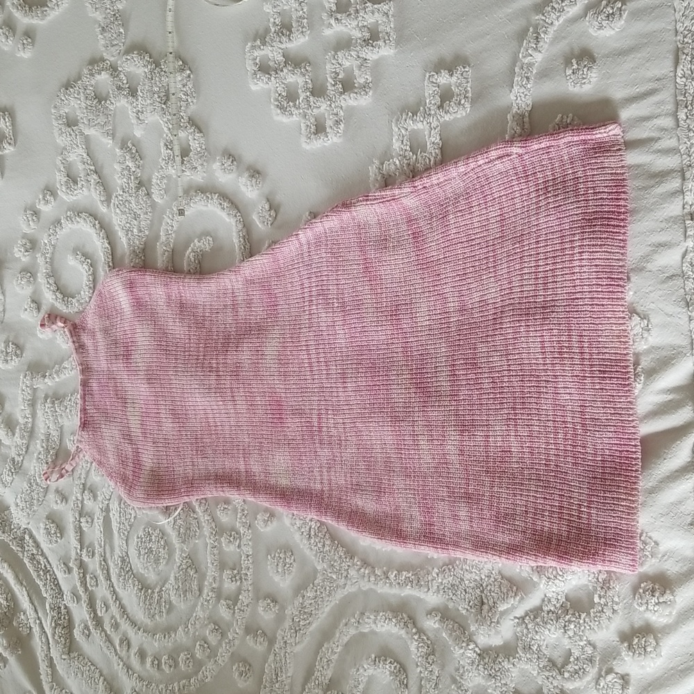 Pink knit dress Size Medium